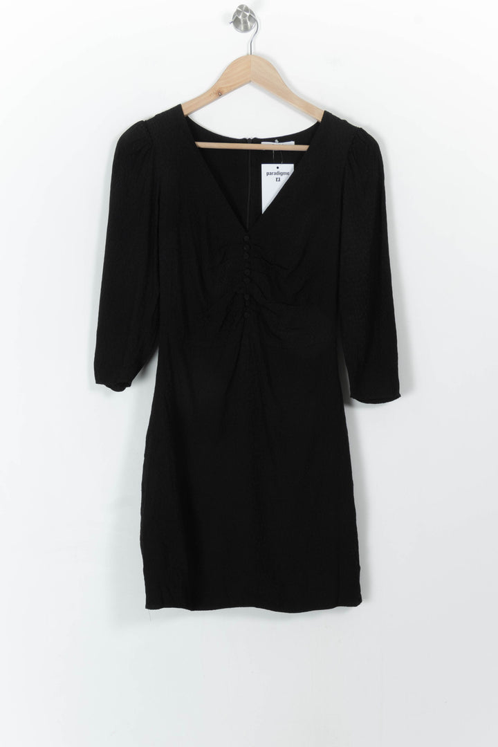 Robe Courte Noire - Taille S/36 de la marque ZAPA | PARAD108302 - Vendu par Paradigme - Image 2