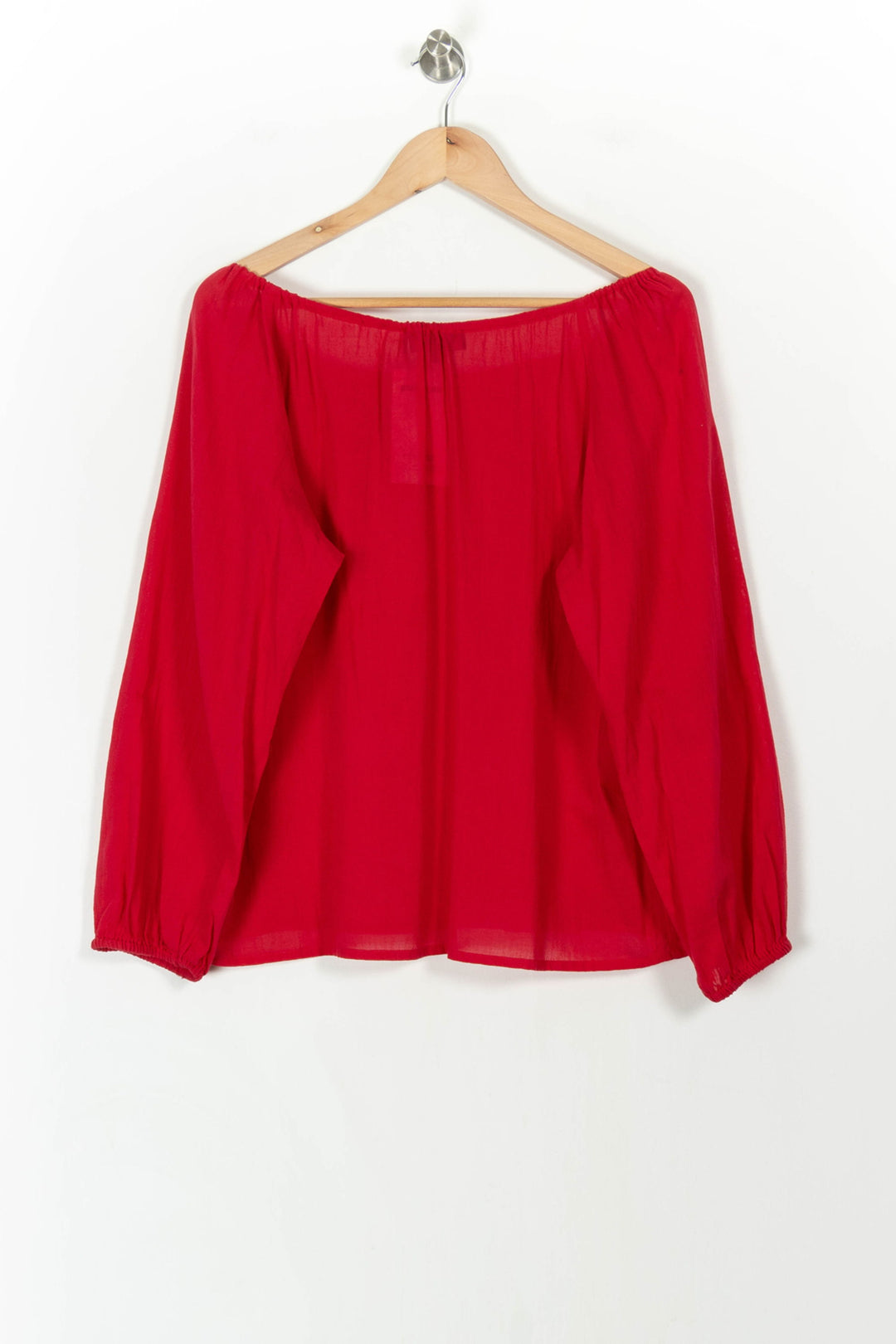 Blouse Rouge - Taille T.U. de la marque Agnès b. | PARAD108307 - Vendu par Paradigme - Image 4