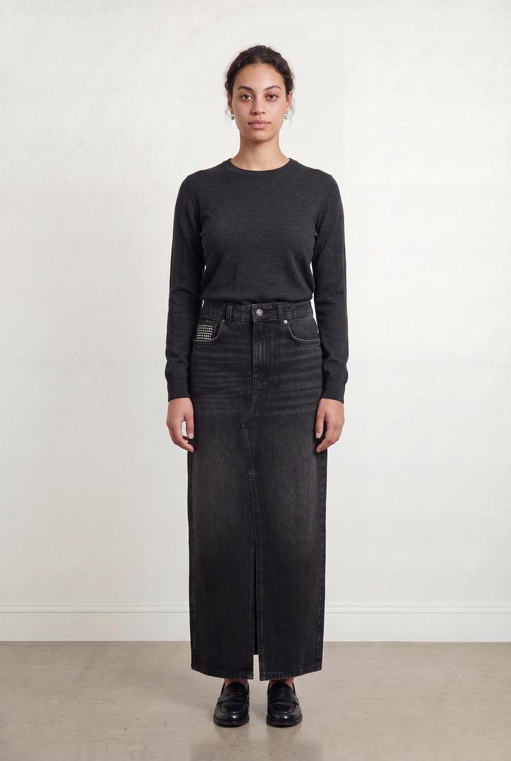 Jupe Longue Noire - Taille L/40 de la marque Liu Jo | PARAD108308 - Vendu par Paradigme - Image 1