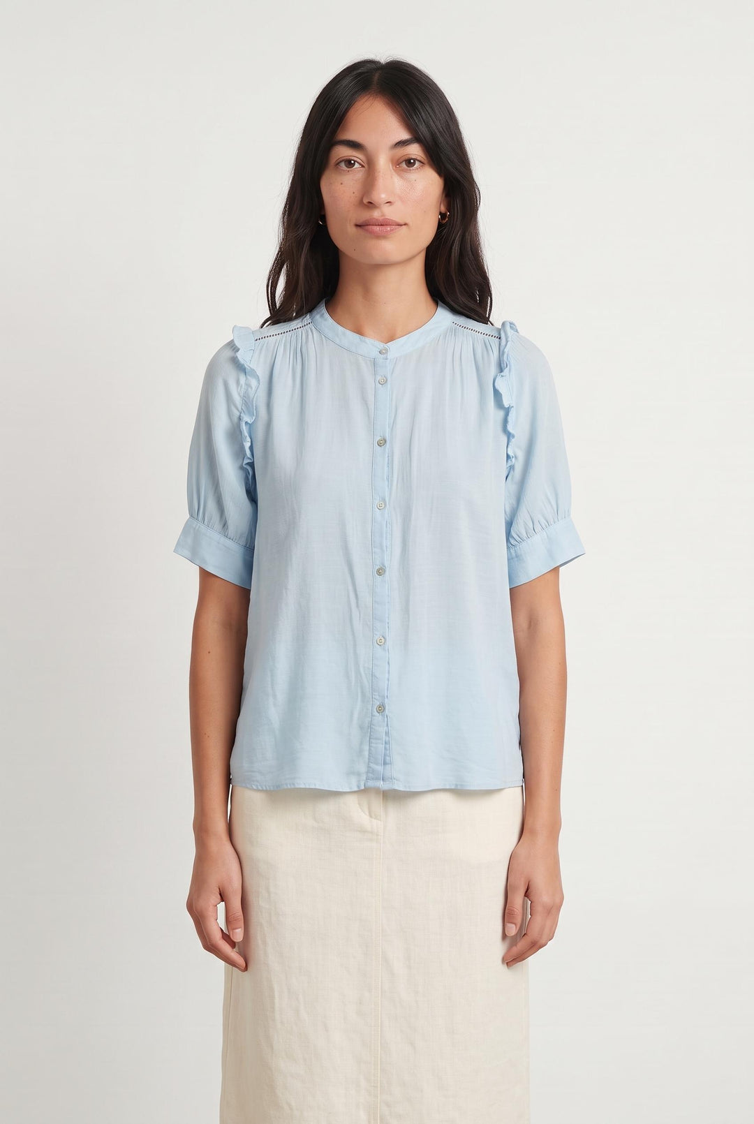 Blouse Bleue - Taille S/36 de la marque ba&sh | PARAD108310 - Vendu par Paradigme - Image 1