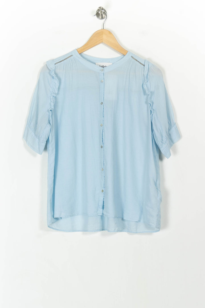 Blouse Bleue - Taille S/36 de la marque ba&sh | PARAD108310 - Vendu par Paradigme - Image 2