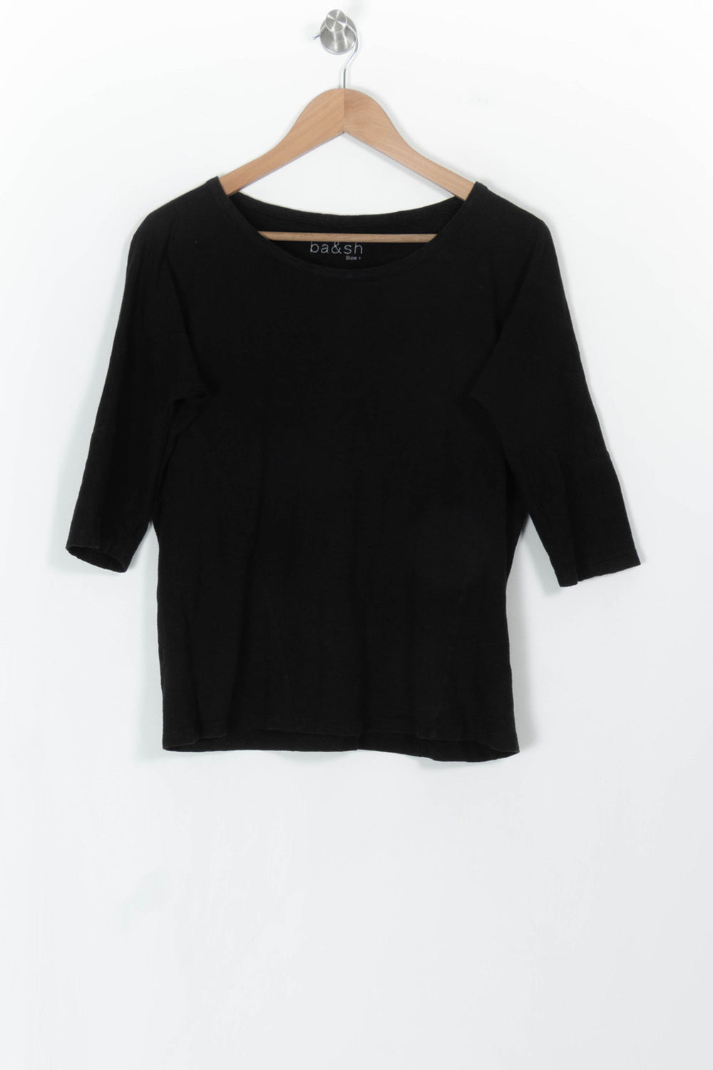 T-shirt Noir - Taille S/36 de la marque ba&sh | PARAD108319 - Vendu par Paradigme - Image 2