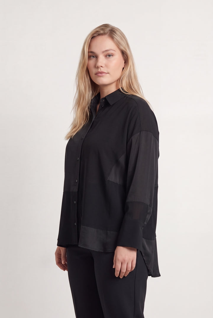 Chemise Noire - Taille XXXL/46 de la marque Bleu Blanc Rouge | PARAD108321 - Vendu par Paradigme - Image 1