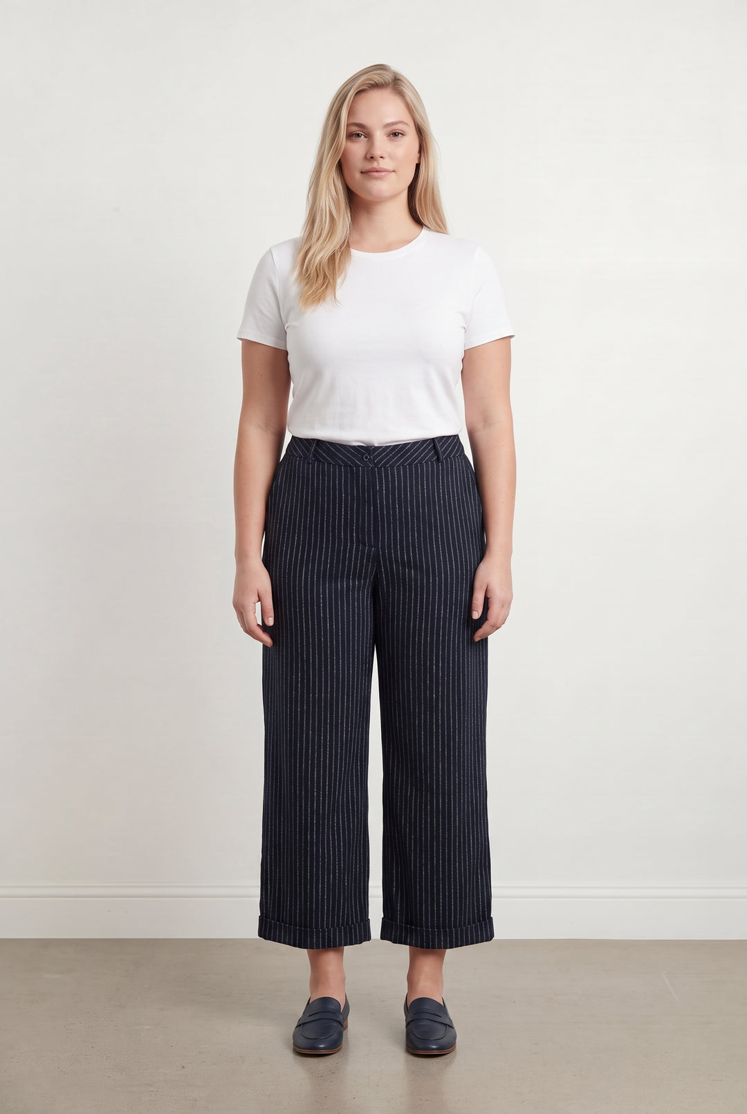 Pantalon Rayé Bleu et Blanc - Taille XXXL/46 de la marque Bleu Blanc Rouge | PARAD108325 - Vendu par Paradigme - Image 1