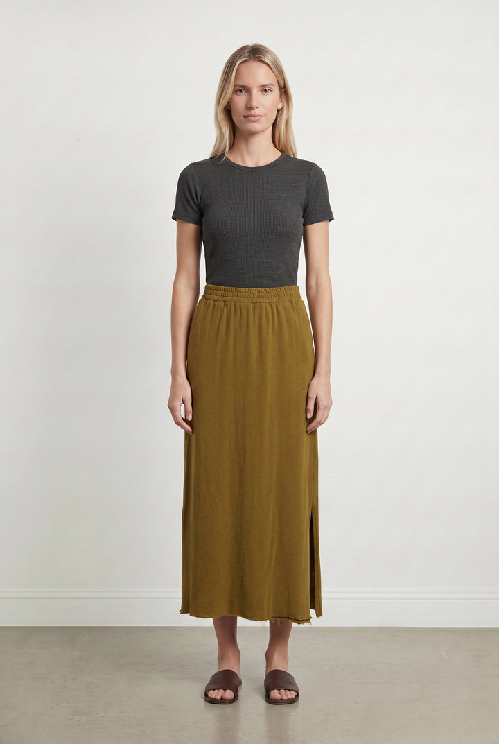 Jupe Longue Verte - Taille S/36 de la marque American Vintage | PARAD108335 - Vendu par Paradigme - Image 1