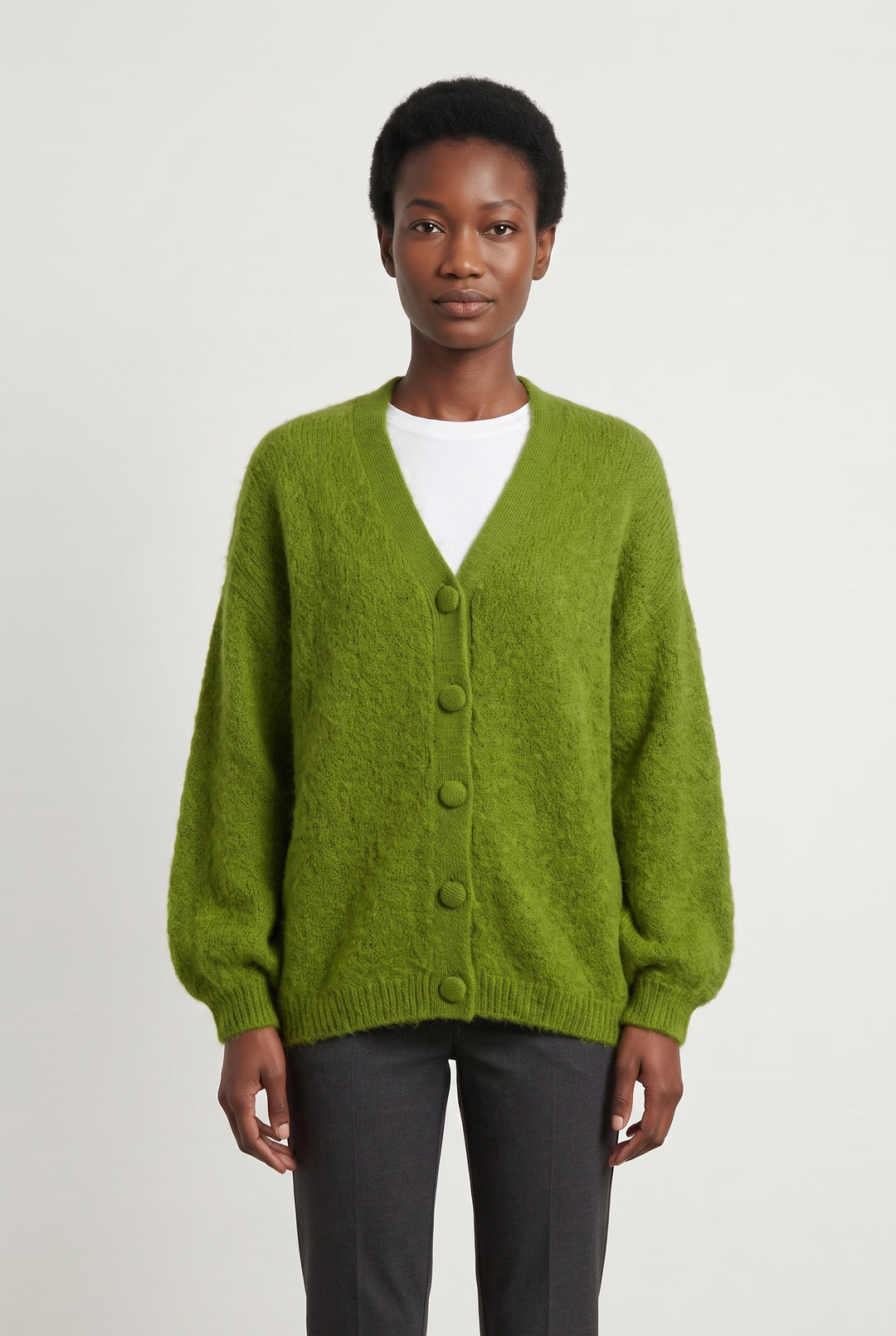Cardigan Vert - Taille S/36 de la marque Indies | PARAD108337 - Vendu par Paradigme - Image 1