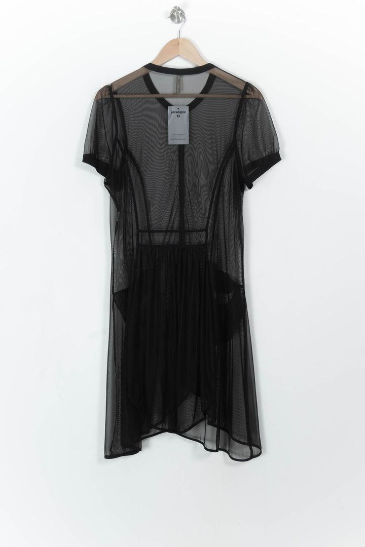 Veste Longue Noire - Taille XL/42 de la marque Indies | PARAD108338 - Vendu par Paradigme - Image 4