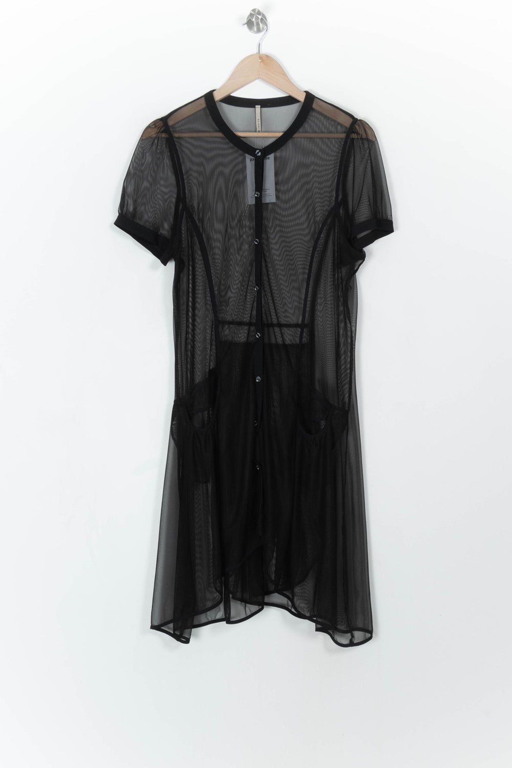 Veste Longue Noire - Taille XL/42 de la marque Indies | PARAD108338 - Vendu par Paradigme - Image 2