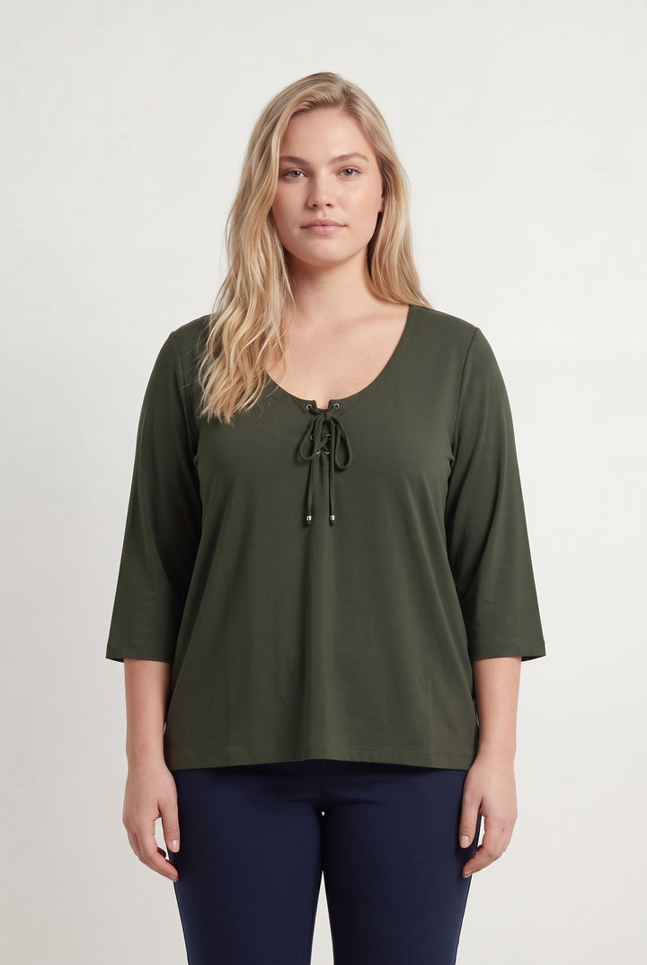 Blouse Verte - Taille XXXL/46 de la marque Indies | PARAD108340 - Vendu par Paradigme - Image 1