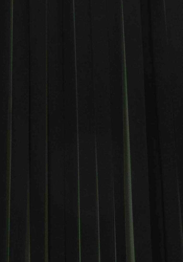 Jupe Plissée Noire et Verte - Taille L/40 de la marque Weekend Max Mara | PARAD108341 - Vendu par Paradigme - Image 3