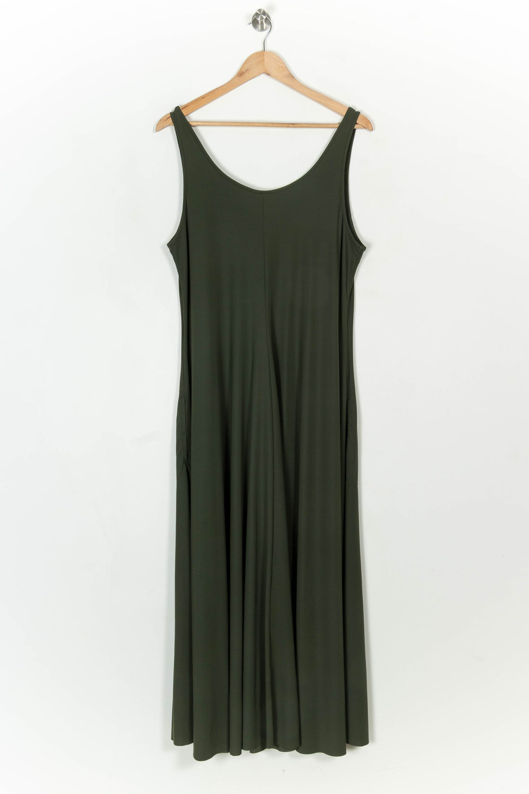 Robe Longue Verte - Taille XXXL/46 de la marque Indies | PARAD108343 - Vendu par Paradigme - Image 5