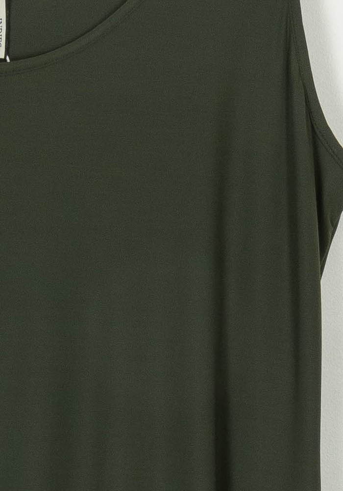 Robe Longue Verte - Taille XXXL/46 de la marque Indies | PARAD108343 - Vendu par Paradigme - Image 3