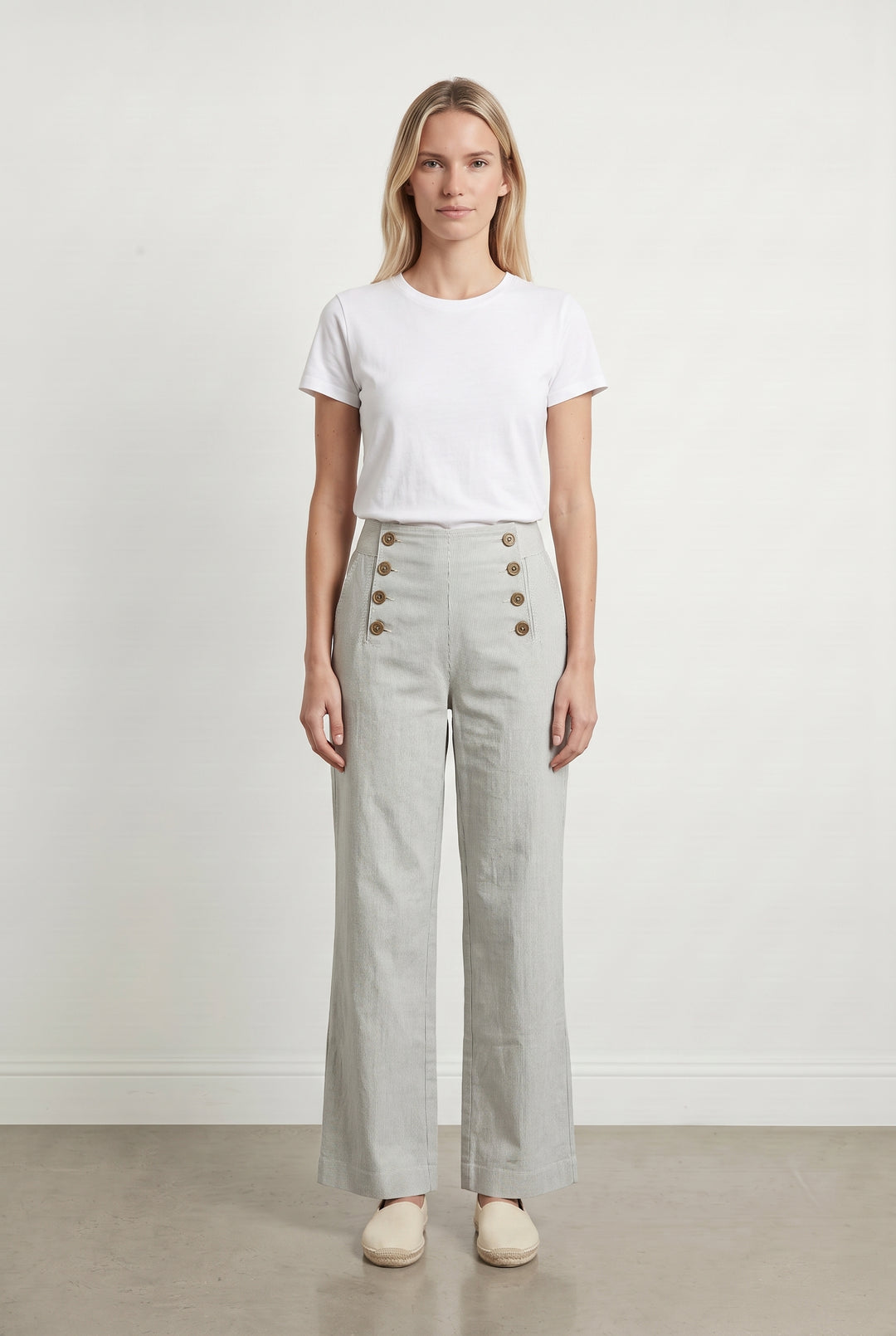 Pantalon Gris - Taille S/36 de la marque Comptoir des Cotonniers | PARAD108348 - Vendu par Paradigme - Image 1