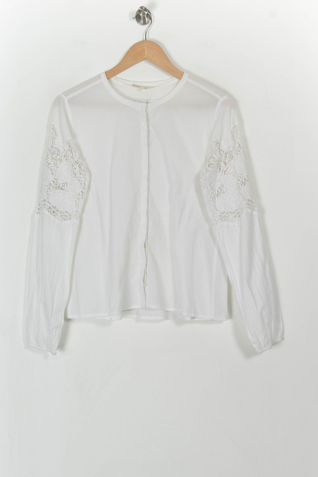 Blouse Blanche - Taille M/38 de la marque Maje | PARAD108356 - Vendu par Paradigme - Image 2