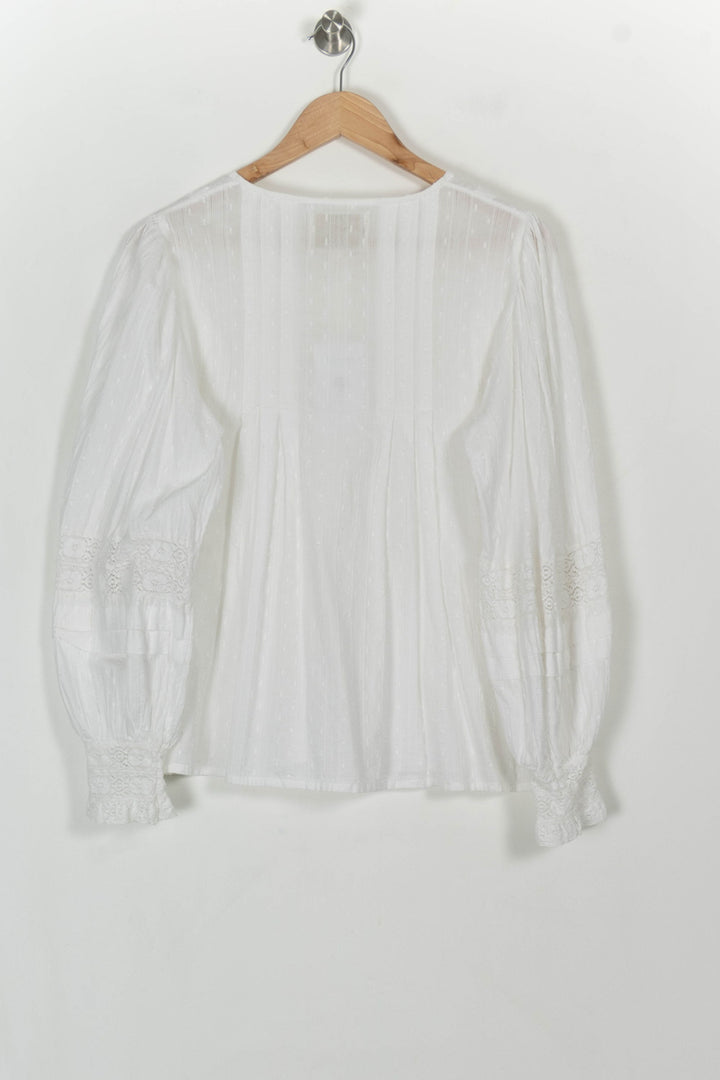 Blouse Blanche - Taille M/38 de la marque Stella Forest | PARAD108360 - Vendu par Paradigme - Image 5