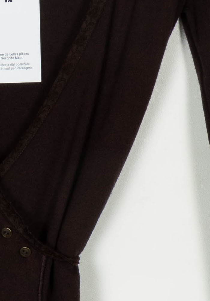 Cache-cœur Marron - Taille S/36 de la marque Sud express | PARAD108363 - Vendu par Paradigme - Image 3