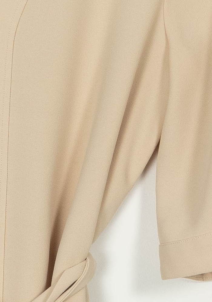 Robe Portefeuille Beige - Taille XS/34 de la marque ZAPA | PARAD108375 - Vendu par Paradigme - Image 3
