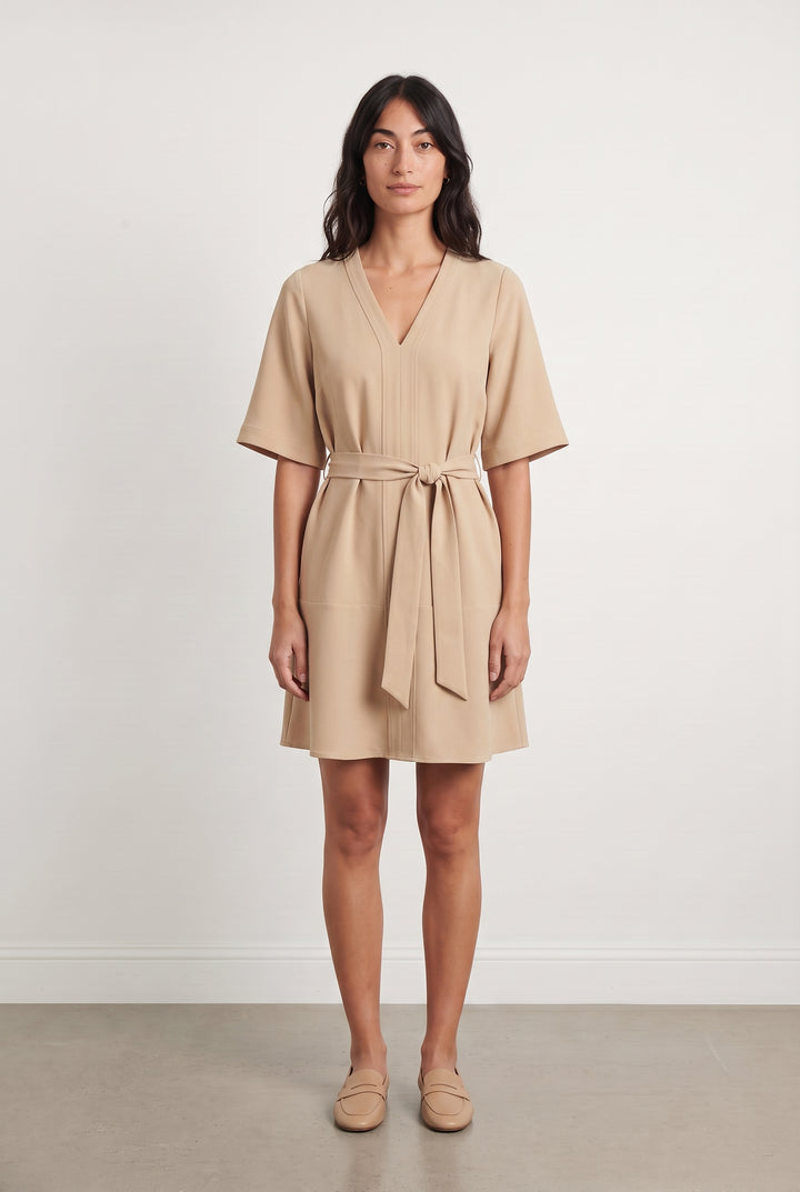 Robe Portefeuille Beige - Taille XS/34 de la marque ZAPA | PARAD108375 - Vendu par Paradigme - Image 1