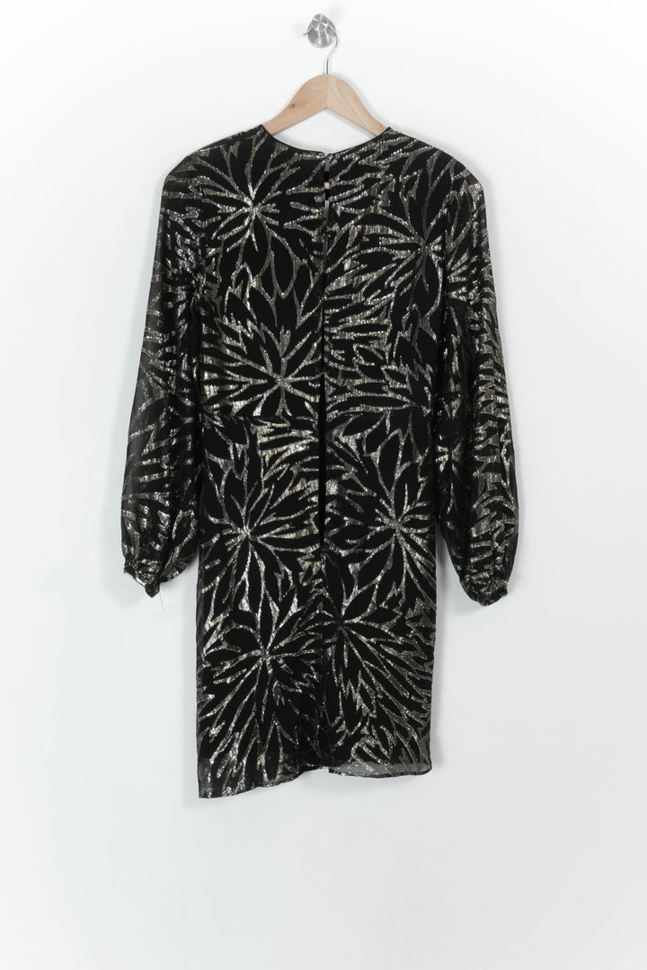 Robe Courte Noire et Argentée - Taille XS/34 de la marque Bérénice | PARAD108376 - Vendu par Paradigme - Image 4