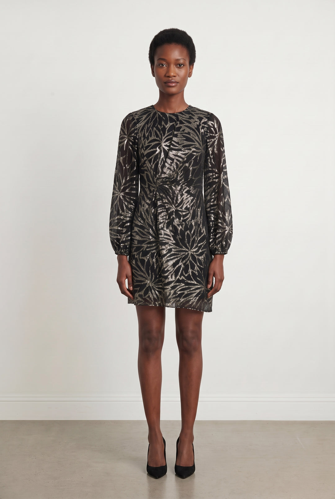 Robe Courte Noire et Argentée - Taille XS/34 de la marque Bérénice | PARAD108376 - Vendu par Paradigme - Image 1