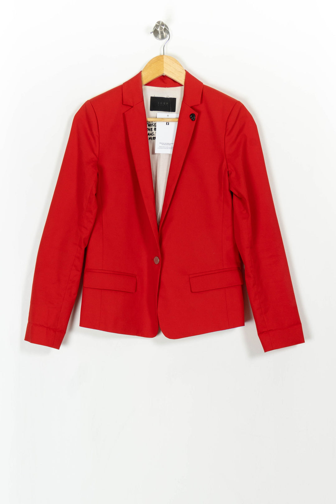 Blazer Rouge - Taille S/36 de la marque IKKS | PARAD108382 - Vendu par Paradigme - Image 2