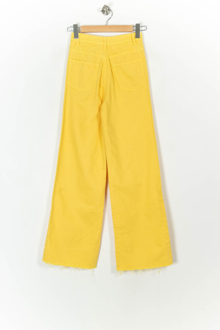 Jean Évasé Jaune - Taille XS/34 de la marque Parisienne et Alors | PARAD108384 - Vendu par Paradigme - Image 4