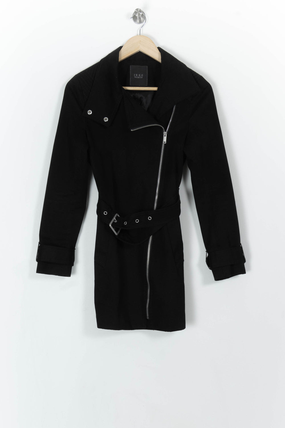 Trench Noir - Taille XS/34 de la marque IKKS | PARAD108385 - Vendu par Paradigme - Image 2