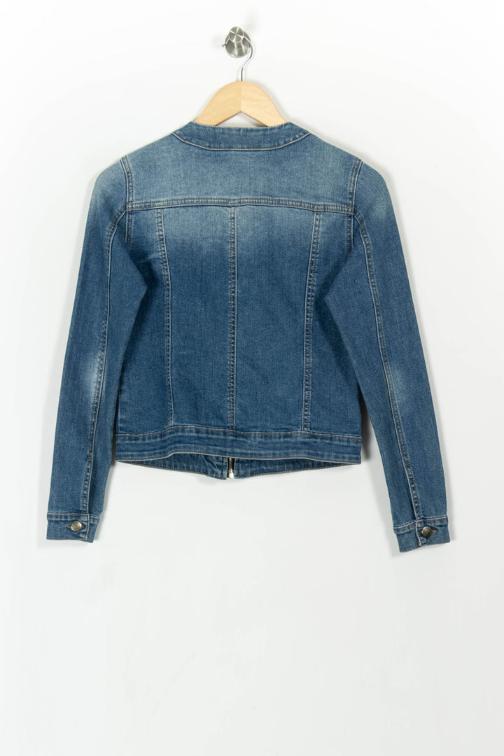 Veste en Jean Bleue - Taille S/36 de la marque La Fée Maraboutée | PARAD108386 - Vendu par Paradigme - Image 4