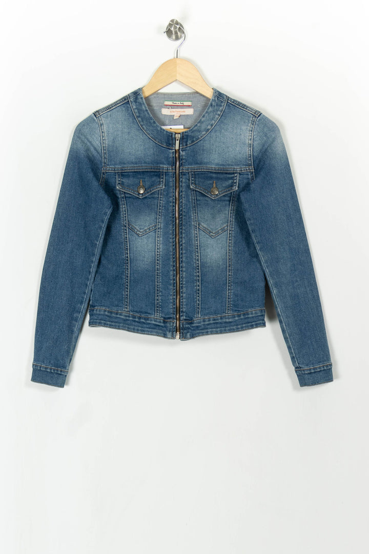 Veste en Jean Bleue - Taille S/36 de la marque La Fée Maraboutée | PARAD108386 - Vendu par Paradigme - Image 2