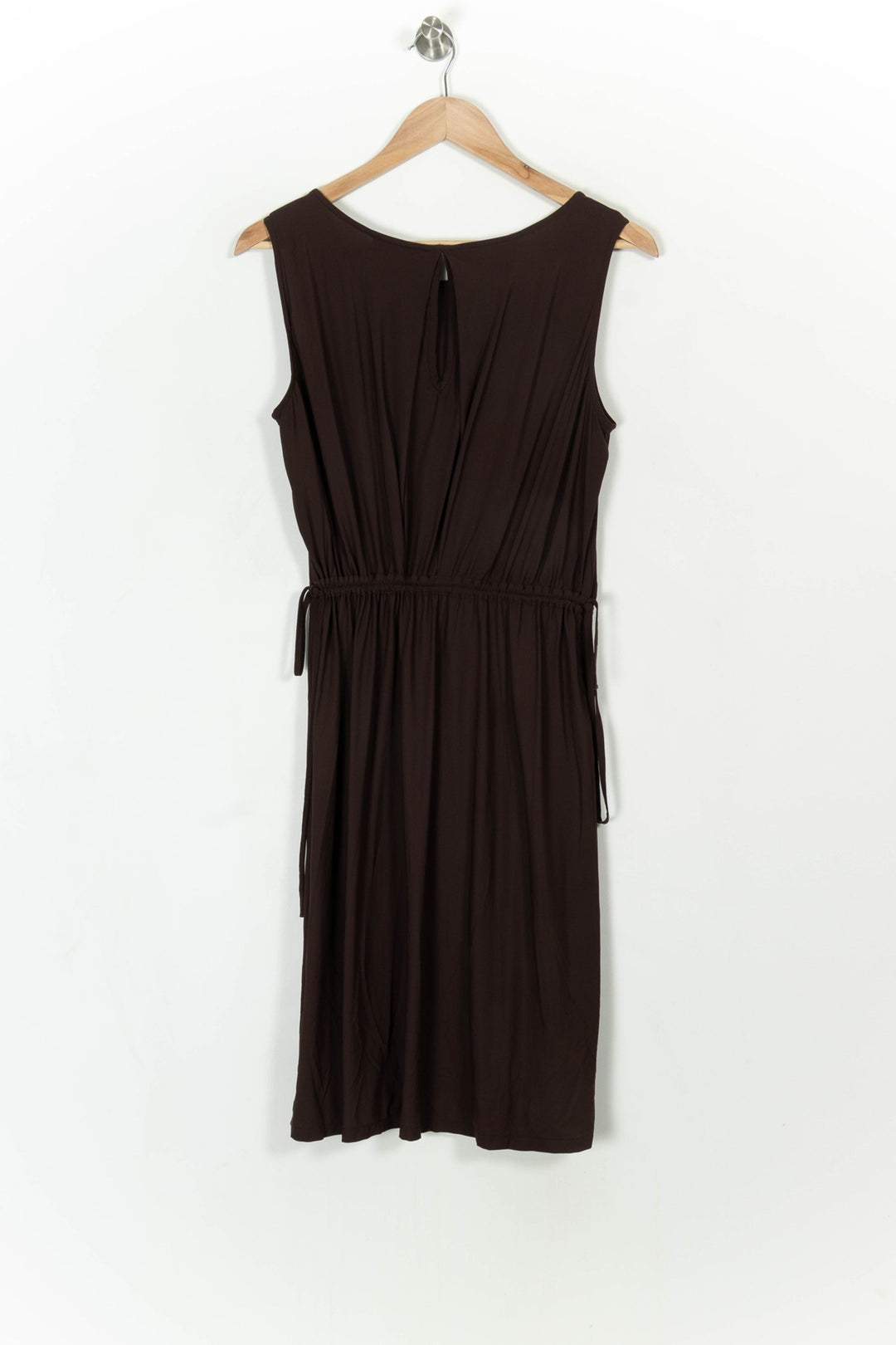 Robe Sans Manches Marron - Taille S/36 de la marque Indies | PARAD108388 - Vendu par Paradigme - Image 4