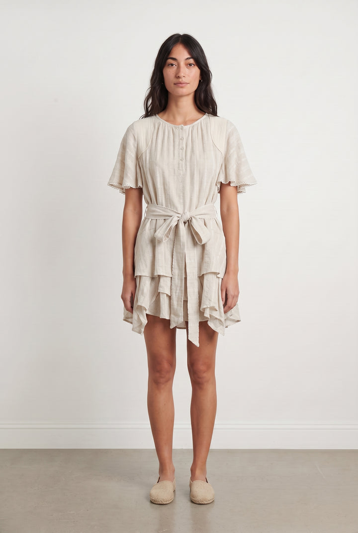 Robe Courte Beige - Taille M/38 de la marque Bleu Blanc Rouge | PARAD108391 - Vendu par Paradigme - Image 1