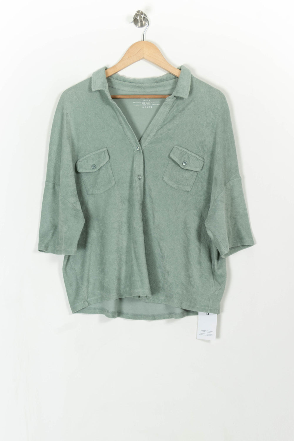 Chemise Verte - Taille XL/42 de la marque Majestic Filatures | PARAD108394 - Vendu par Paradigme - Image 2