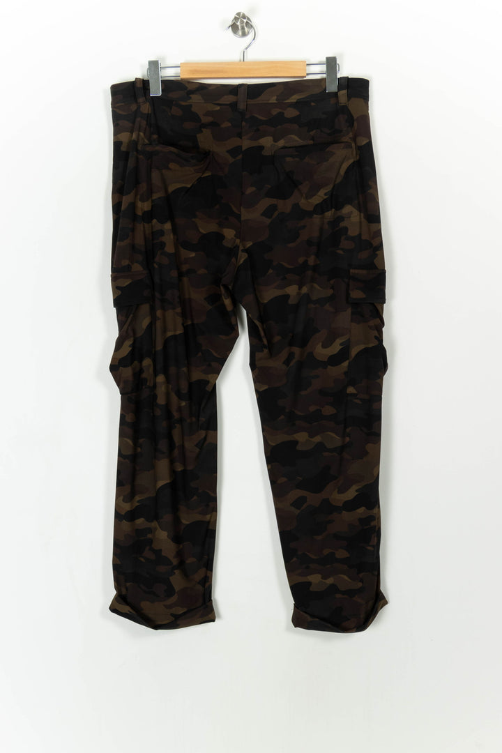 Pantalon Cargo Vert et Noir - Taille XXXL/46 de la marque Indies | PARAD108398 - Vendu par Paradigme - Image 4