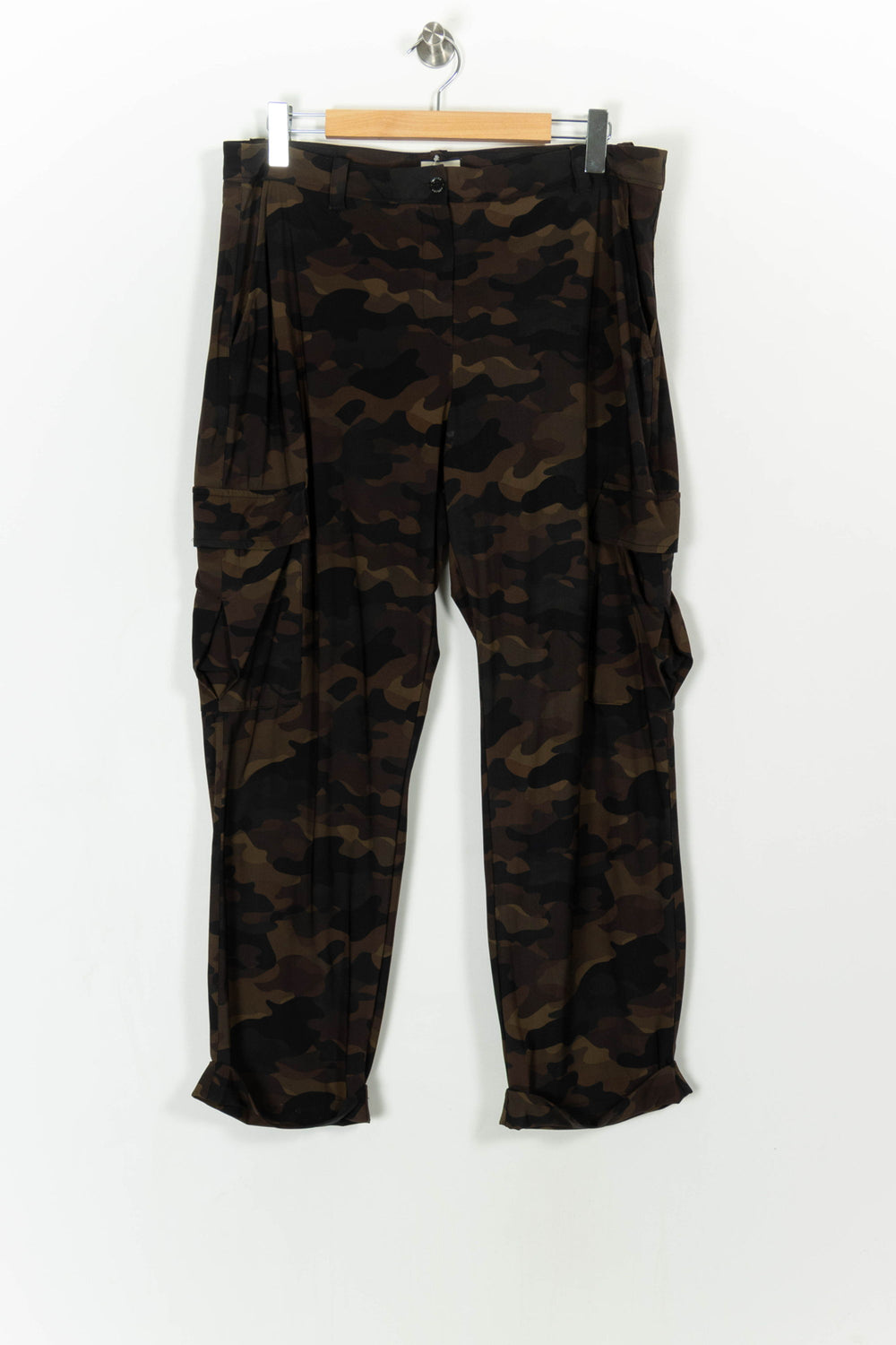Pantalon Cargo Vert et Noir - Taille XXXL/46 de la marque Indies | PARAD108398 - Vendu par Paradigme - Image 2