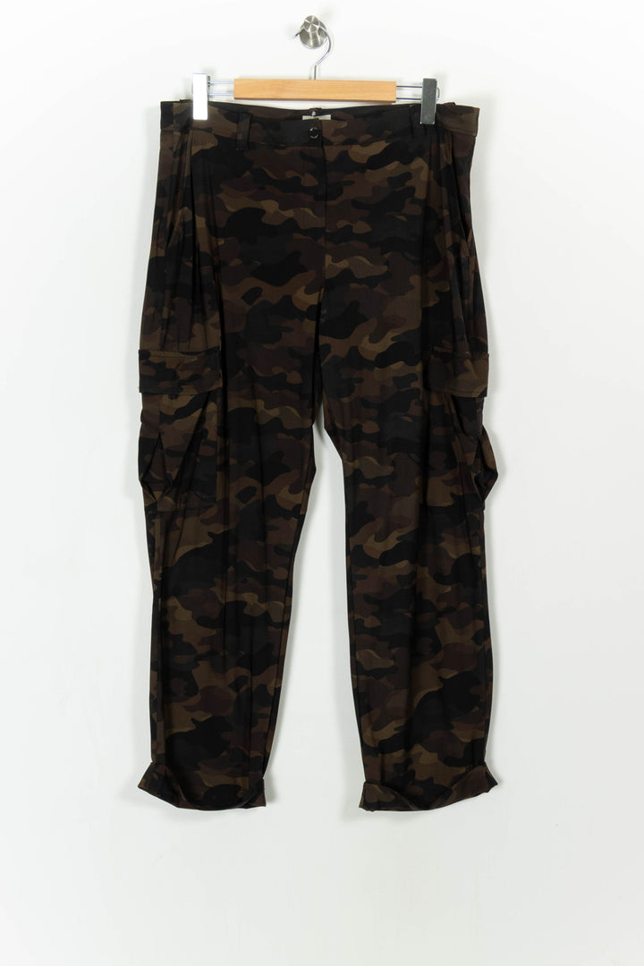 Pantalon Cargo Vert et Noir - Taille XXXL/46 de la marque Indies | PARAD108398 - Vendu par Paradigme - Image 2