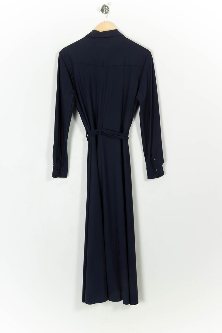 Robe chemise longue Bleue - Taille XXL/44 de la marque Indies | PARAD108399 - Vendu par Paradigme - Image 4