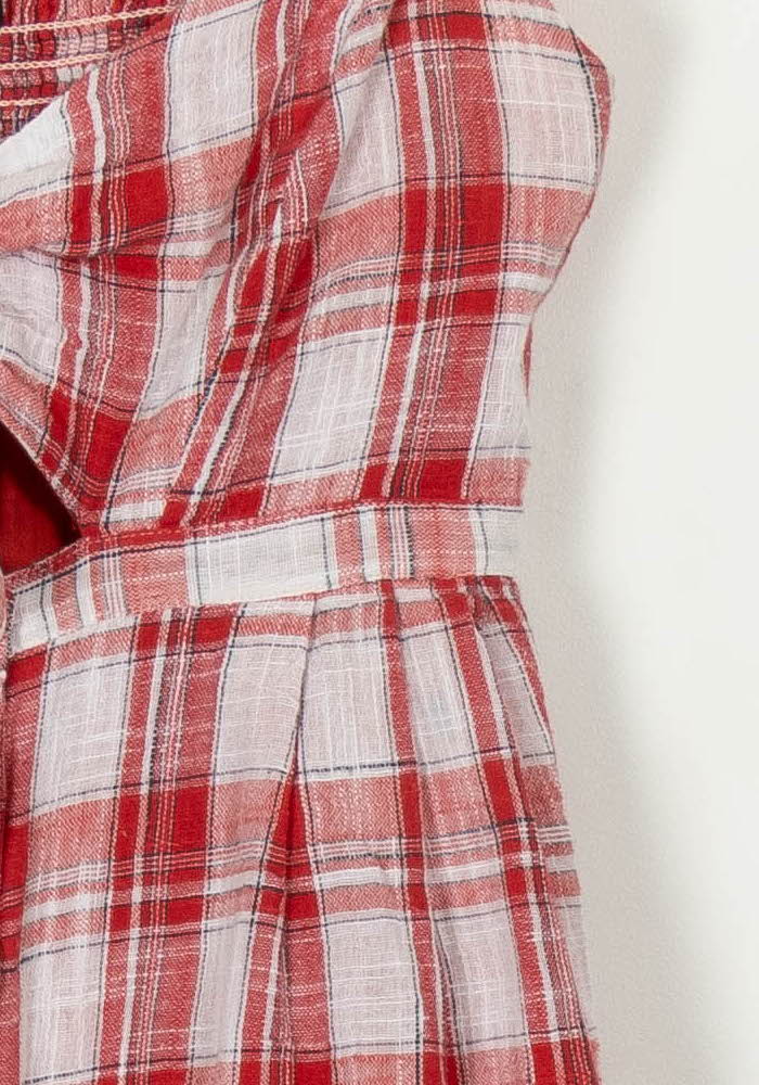 Robe Longue Rouge et Blanche - Taille XS/34 de la marque Kookai | PARAD108523 - Vendu par Paradigme - Image 3