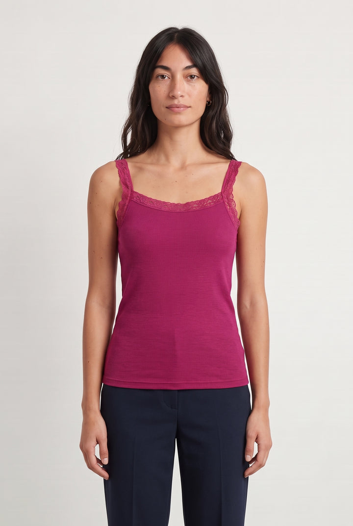 Débardeur Violet - Taille S/36 de la marque Maison 123 | PARAD108524 - Vendu par Paradigme - Image 1