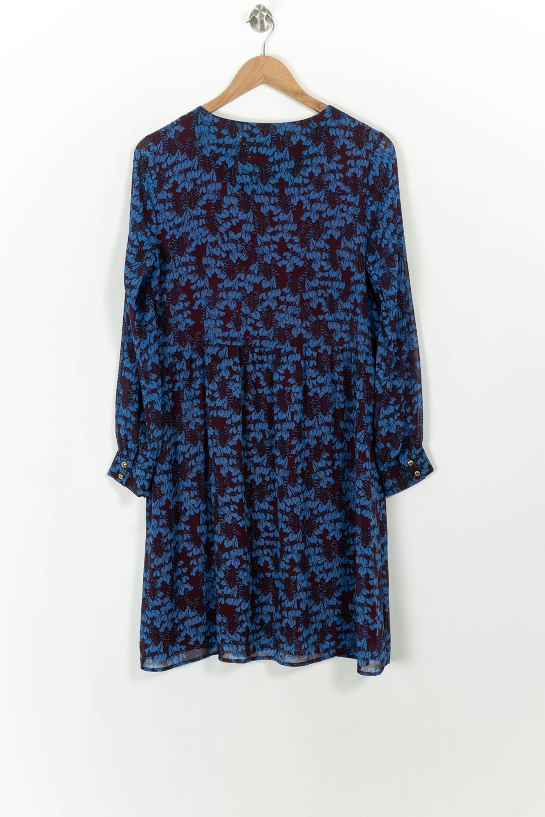 Robe Bleu et Bordeaux - Taille M/38 de la marque La Fée Maraboutée | PARAD108534 - Vendu par Paradigme - Image 4