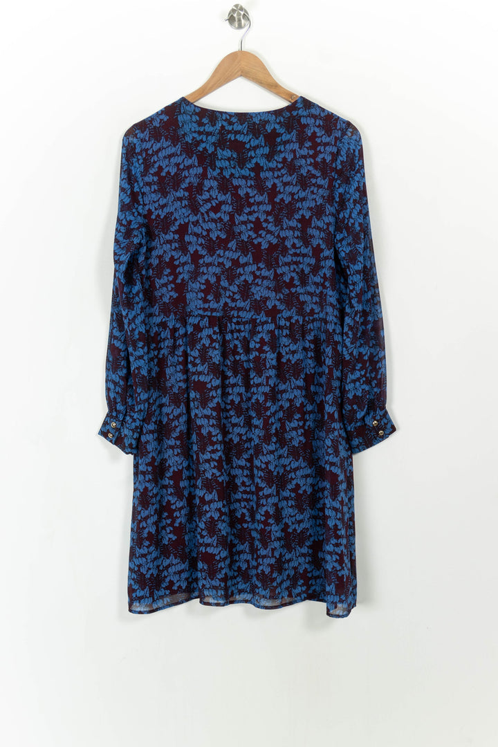 Robe Bleu et Bordeaux - Taille M/38 de la marque La Fée Maraboutée | PARAD108534 - Vendu par Paradigme - Image 4