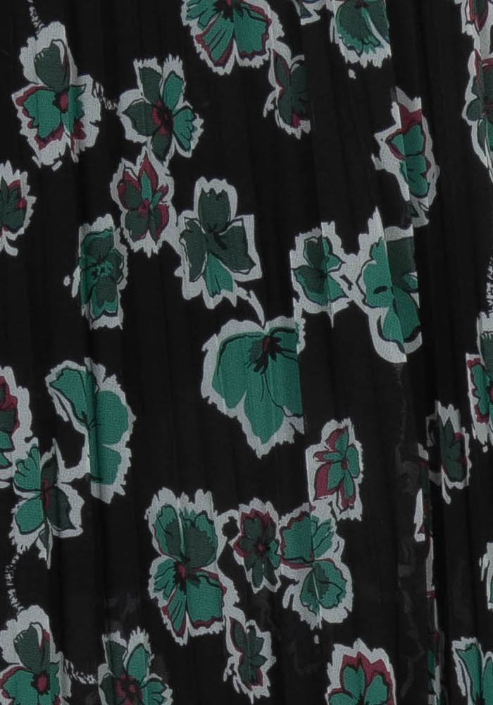 Jupe Plissée Noire et Verte - Taille L/40 de la marque IKKS | PARAD108537 - Vendu par Paradigme - Image 3