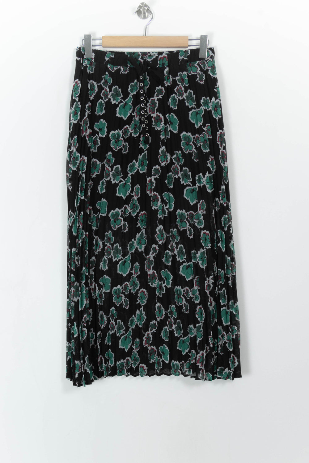 Jupe Plissée Noire et Verte - Taille L/40 de la marque IKKS | PARAD108537 - Vendu par Paradigme - Image 2