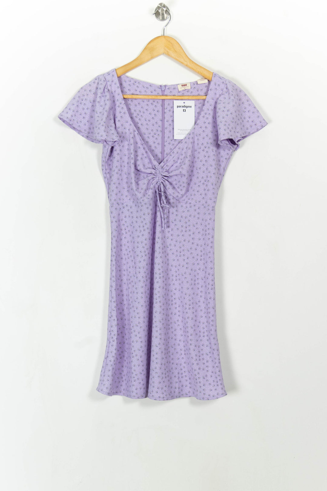 Robe Courte Violette - Taille XS/34 de la marque Levi's | PARAD108538 - Vendu par Paradigme - Image 2
