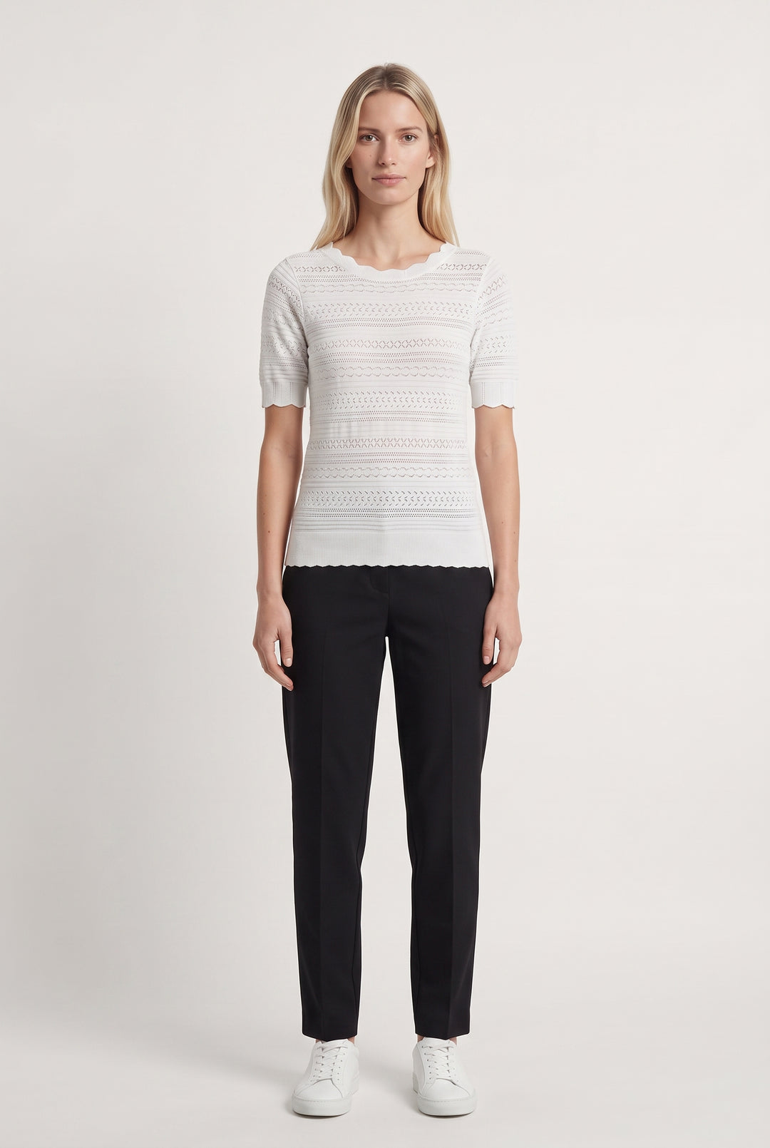 Pull Blanc - Taille S/36 de la marque Petite Mendigote | PARAD108541 - Vendu par Paradigme - Image 1