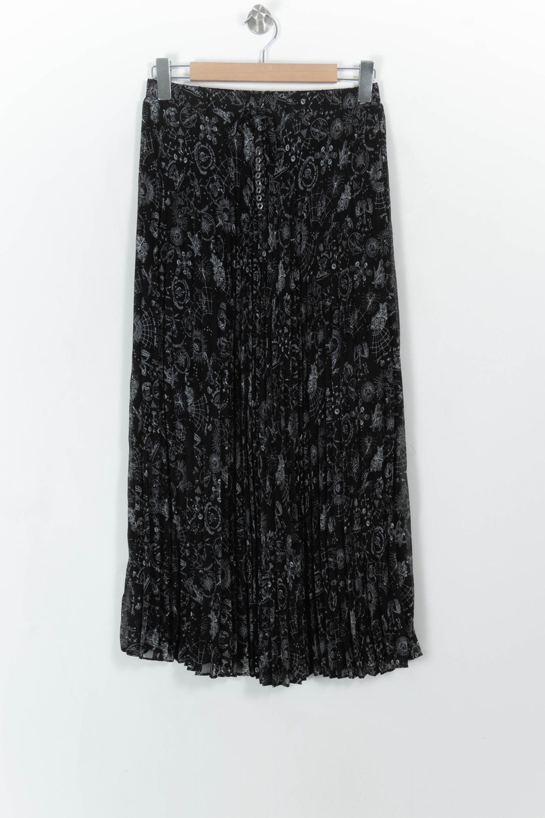 Jupe Longue Noire et Grise - Taille M/38 de la marque IKKS | PARAD108544 - Vendu par Paradigme - Image 2