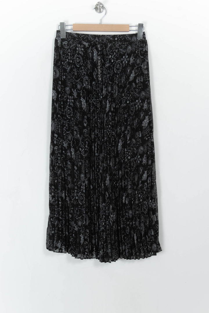 Jupe Longue Noire et Grise - Taille M/38 de la marque IKKS | PARAD108544 - Vendu par Paradigme - Image 2