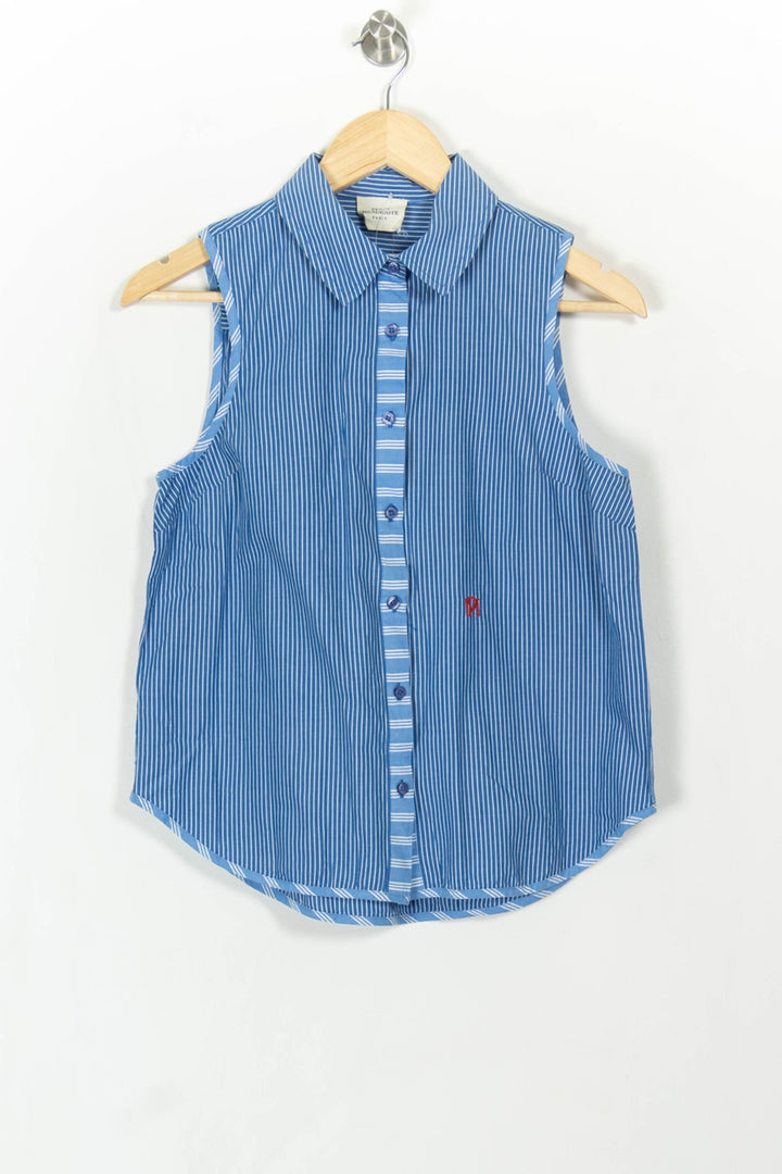 Chemise Sans Manches Bleue - Taille S/36 de la marque Petite Mendigote | PARAD108547 - Vendu par Paradigme - Image 2
