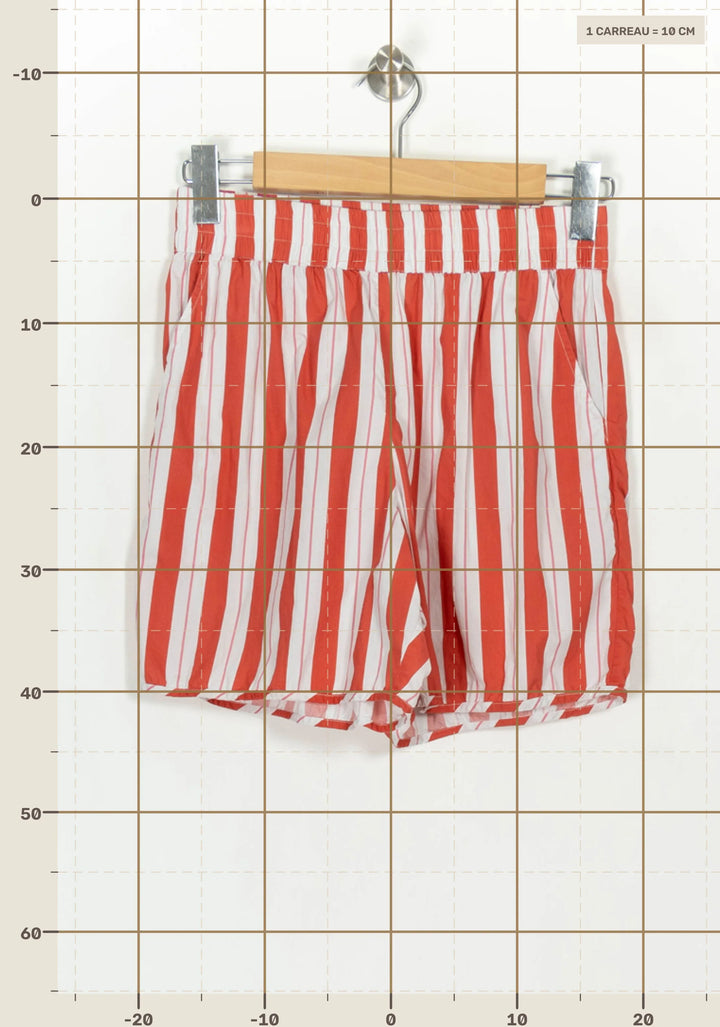 Short Rouge et Blanc - Taille M/38 de la marque Petite Mendigote | PARAD108551 - Vendu par Paradigme - Image 4