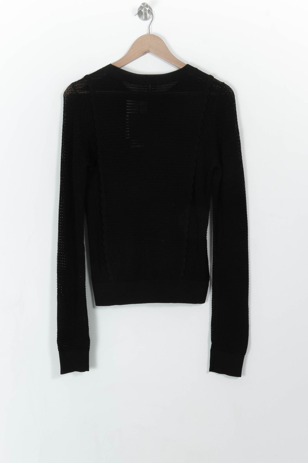 Pull Noir - Taille L/40 de la marque The Kooples | PARAD108554 - Vendu par Paradigme - Image 4