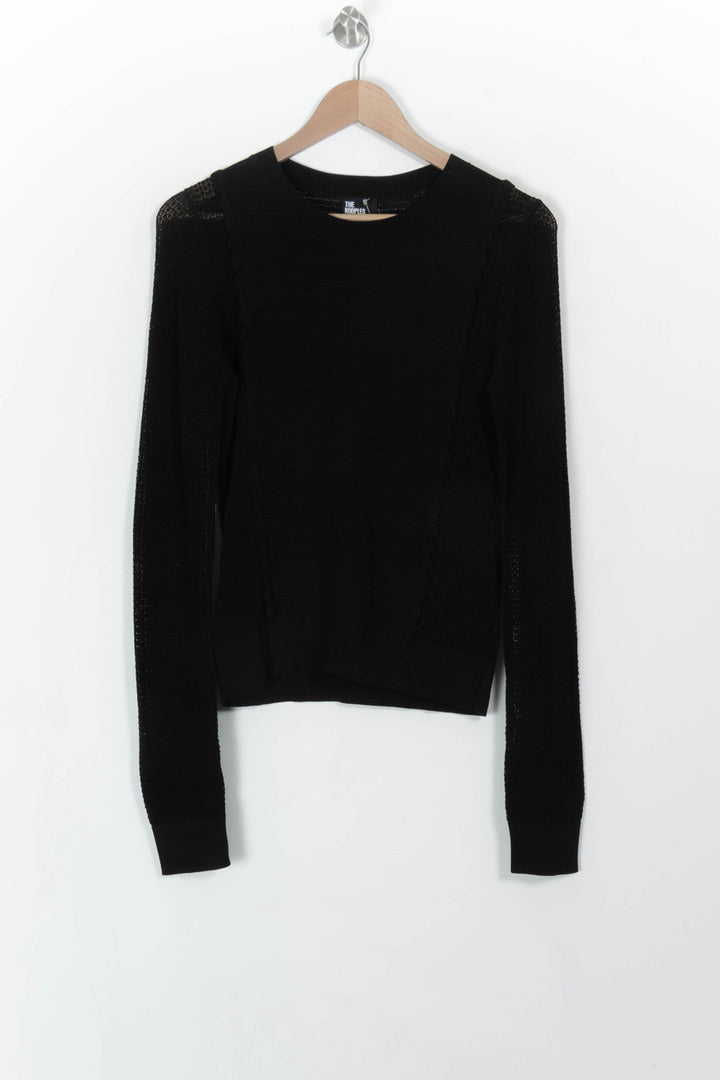 Pull Noir - Taille L/40 de la marque The Kooples | PARAD108554 - Vendu par Paradigme - Image 2
